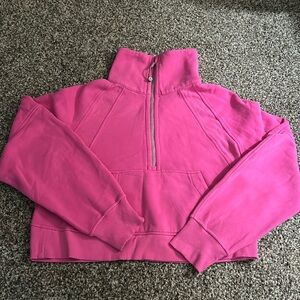 Lululemon funnel neck half zip scuba size: xs/s